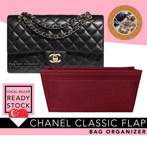 chanel bag organizer|Bag Organizer for Chanel Classic Flap Medium .